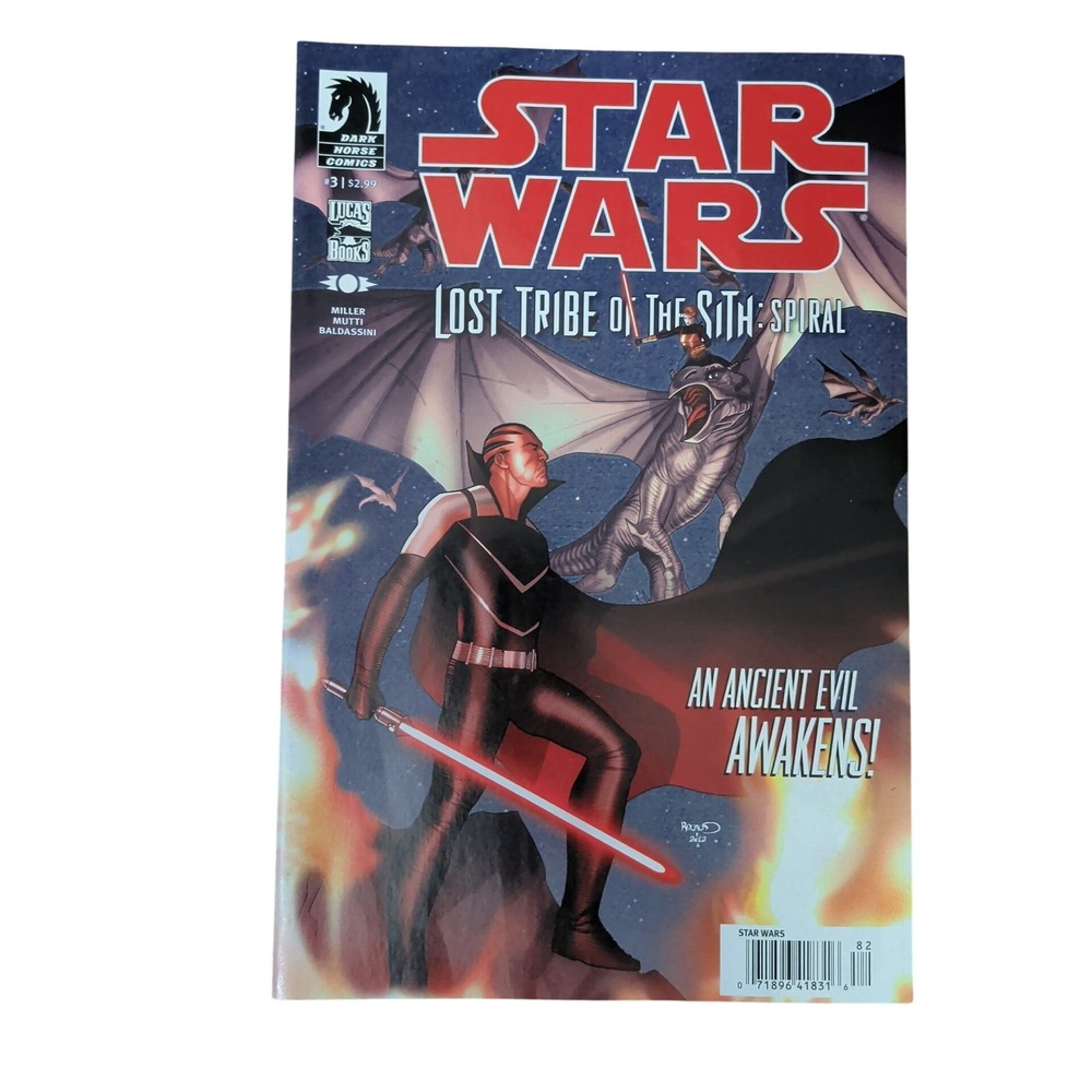 Star Wars Lost Tribe of the Sith Spiral 3 Dark Horse Comics 2012 John Miller